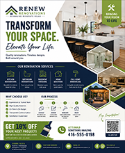 renovation flyer